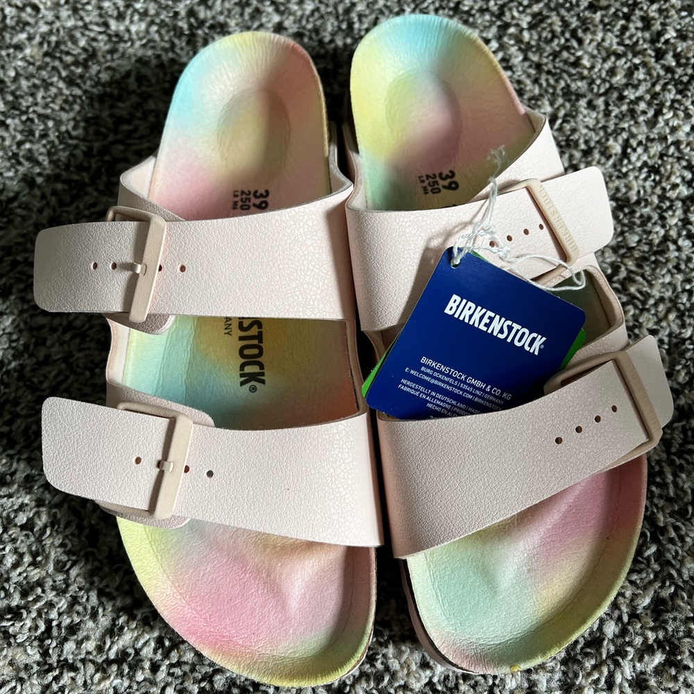 Pink Ombré Arizona Birkenstock Sandals